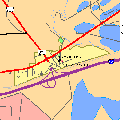 Dixie Inn map