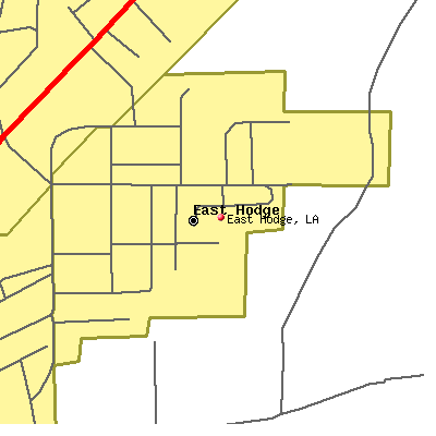 East Hodge map