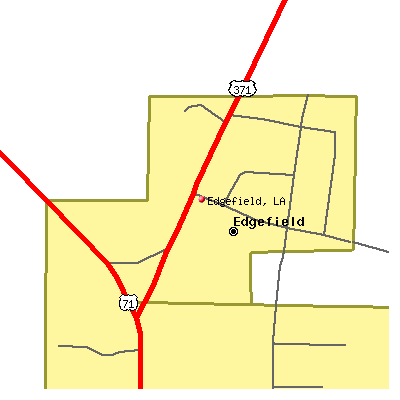 Edgefield map