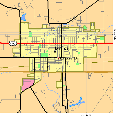 Eunice map