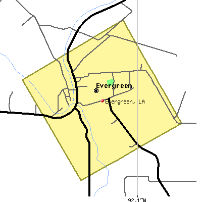Evergreen map