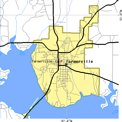 Farmerville map