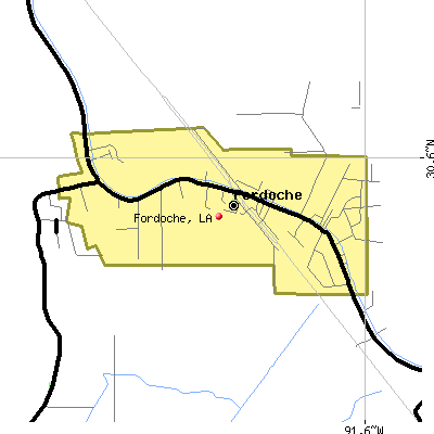 Fordoche map