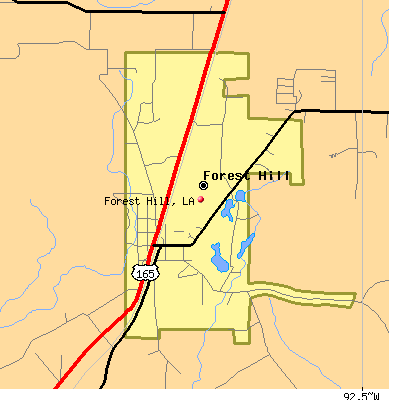 Forest Hill map