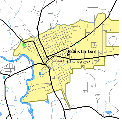 Franklinton map