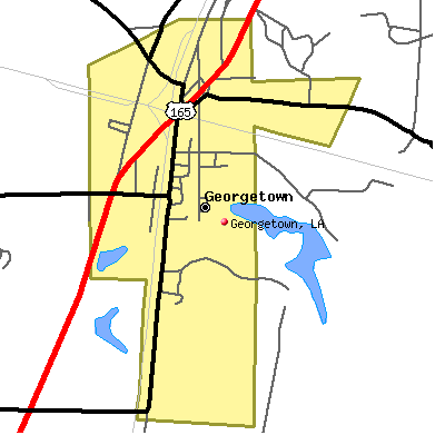 Georgetown map