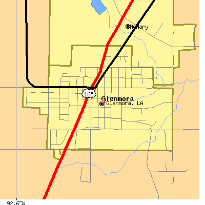 Glenmora map