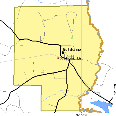 Goldonna map