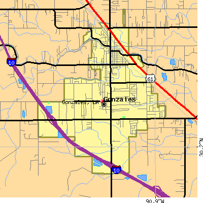 Gonzales map