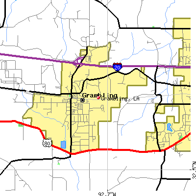 Grambling map