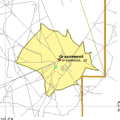 Greasewood map