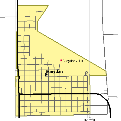 Gueydan map