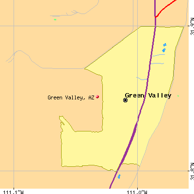 Green Valley map