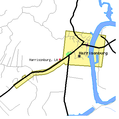 Harrisonburg map