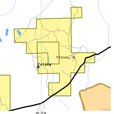 Colony map