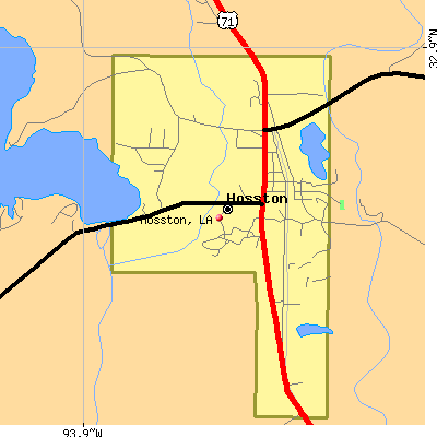 Hosston map
