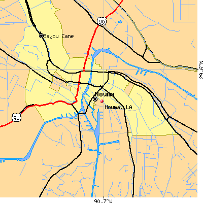 Houma map