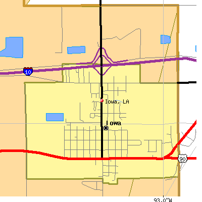 Iowa map