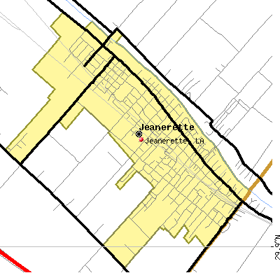 Jeanerette map