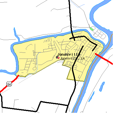 Jonesville map