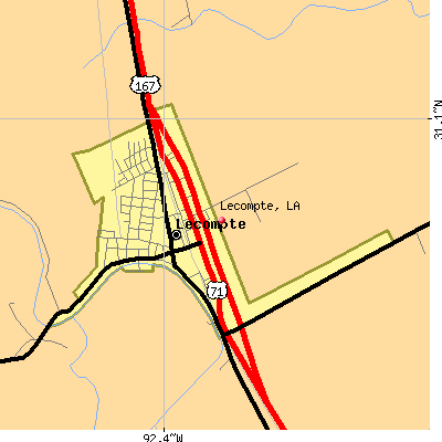 Lecompte map