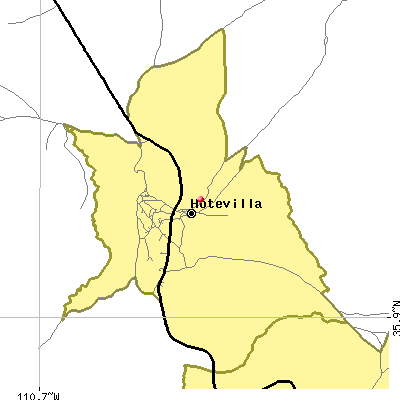 Hotevilla-Bacavi map