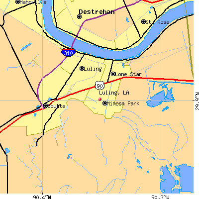 Luling map
