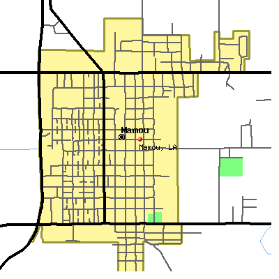 Mamou map