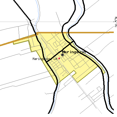 Maringouin map