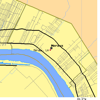 Meraux map
