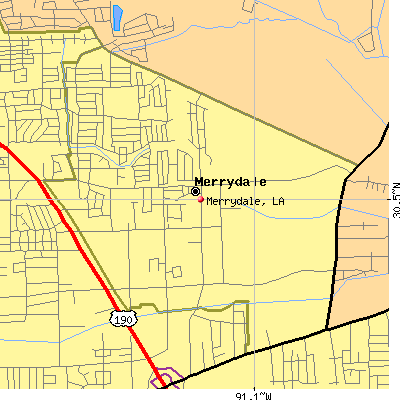 Merrydale map