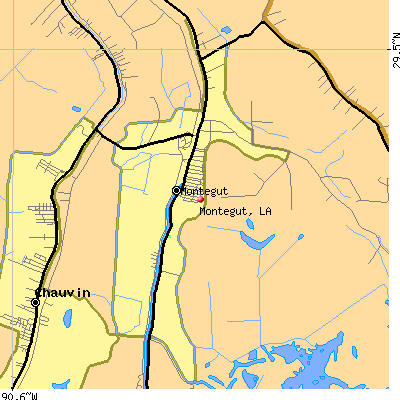 Montegut map