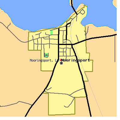 Mooringsport map