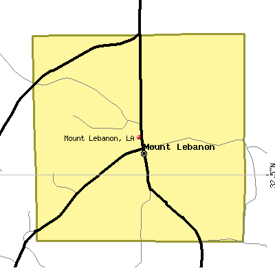 Mount Lebanon map