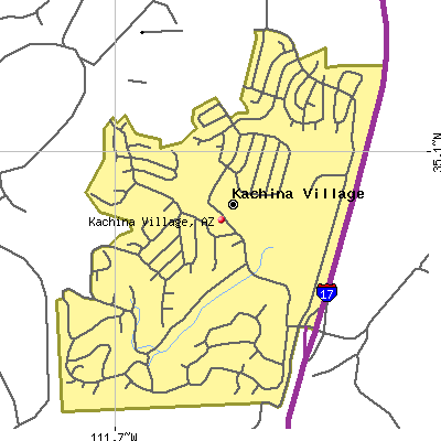 Kachina Village map