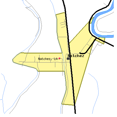 Natchez map