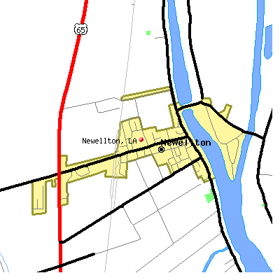 Newellton map
