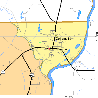 Columbia map