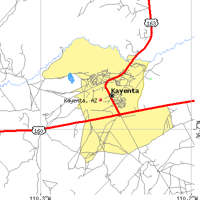 Kayenta map