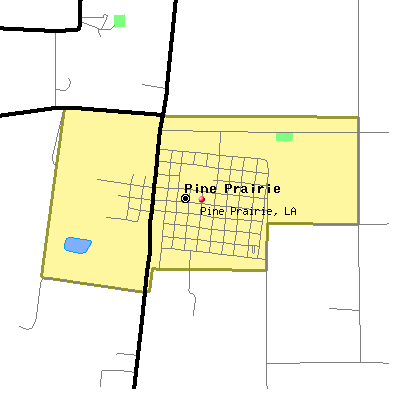 Pine Prairie map