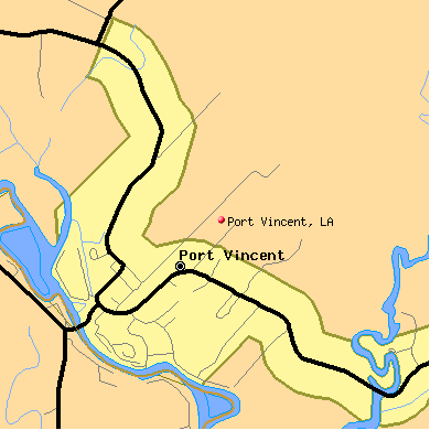 Port Vincent map