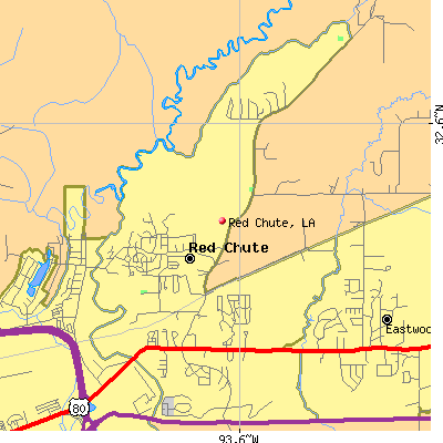 Red Chute map