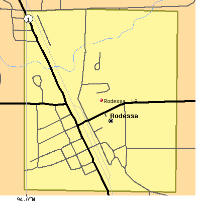 Rodessa map