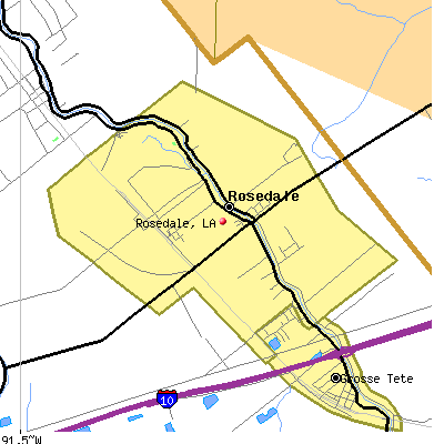 Rosedale map