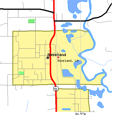 Roseland map