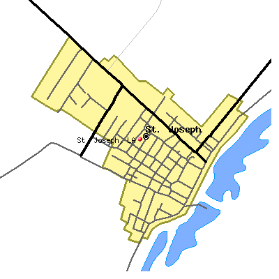 St. Joseph map