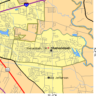 Shenandoah map