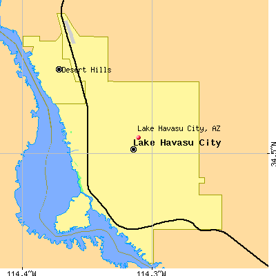 Lake Havasu City map