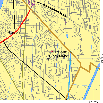 Terrytown map