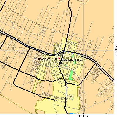 Thibodaux map